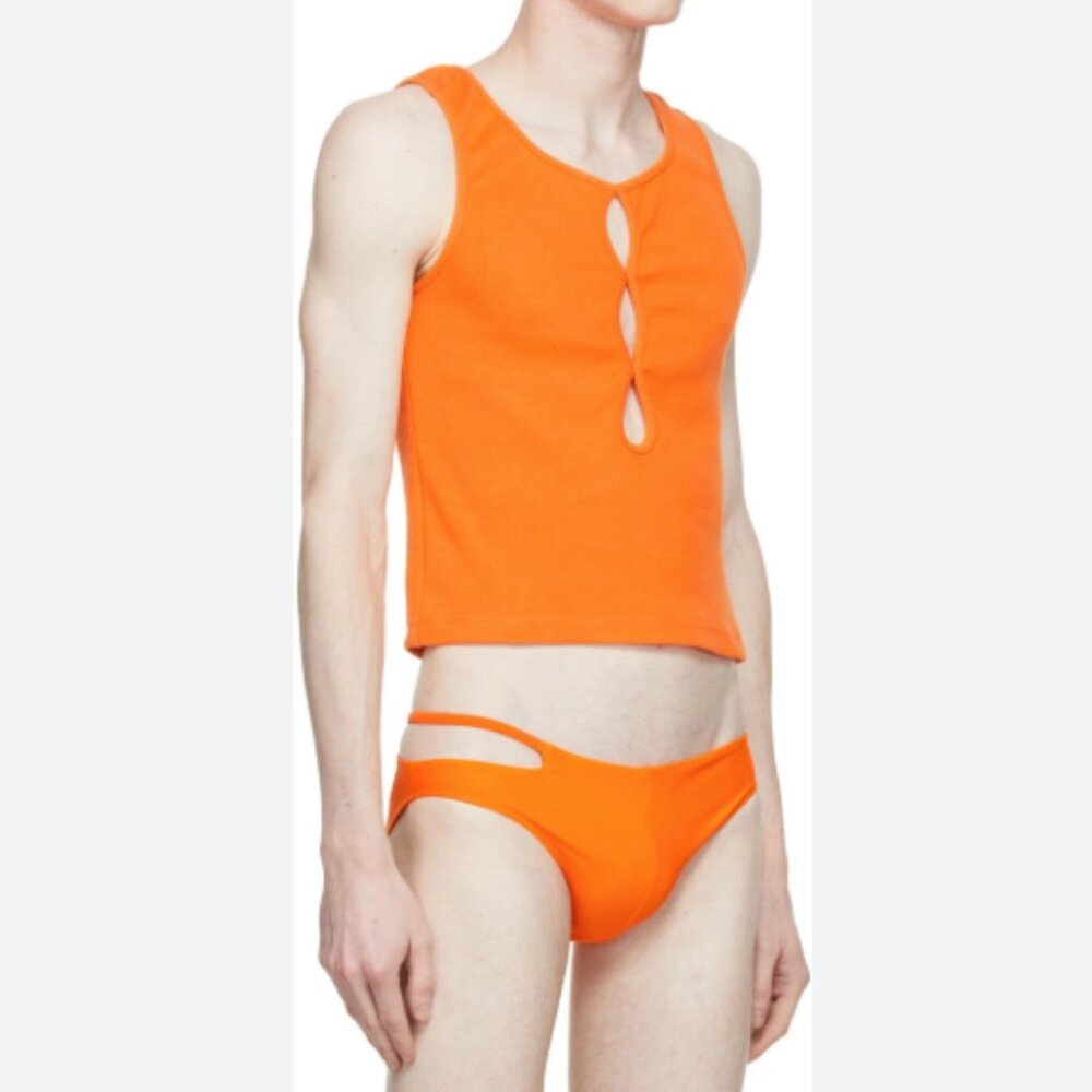 NWT Marshall Columbia SSENSE Exclusive Orange Tank Top, Small